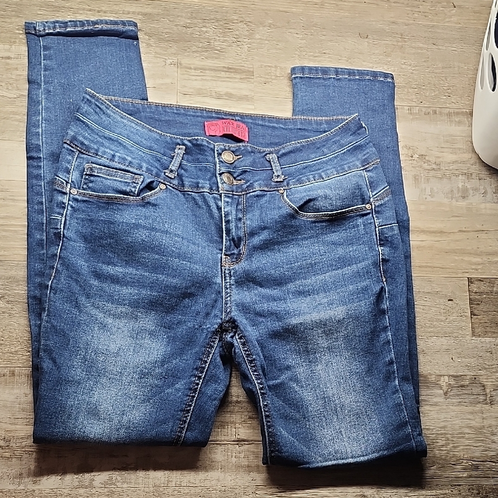 Wax Jean Women's Skinny Blue Jeans